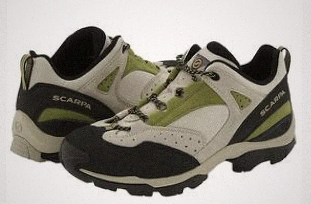 Women’s SCARPA EGO LADY Green Trekking Hiking Approach Boots Shoes Sz 36.5 5.5+